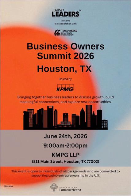 Business Owners Summit 2026 – Comisión Binacional Texas-México